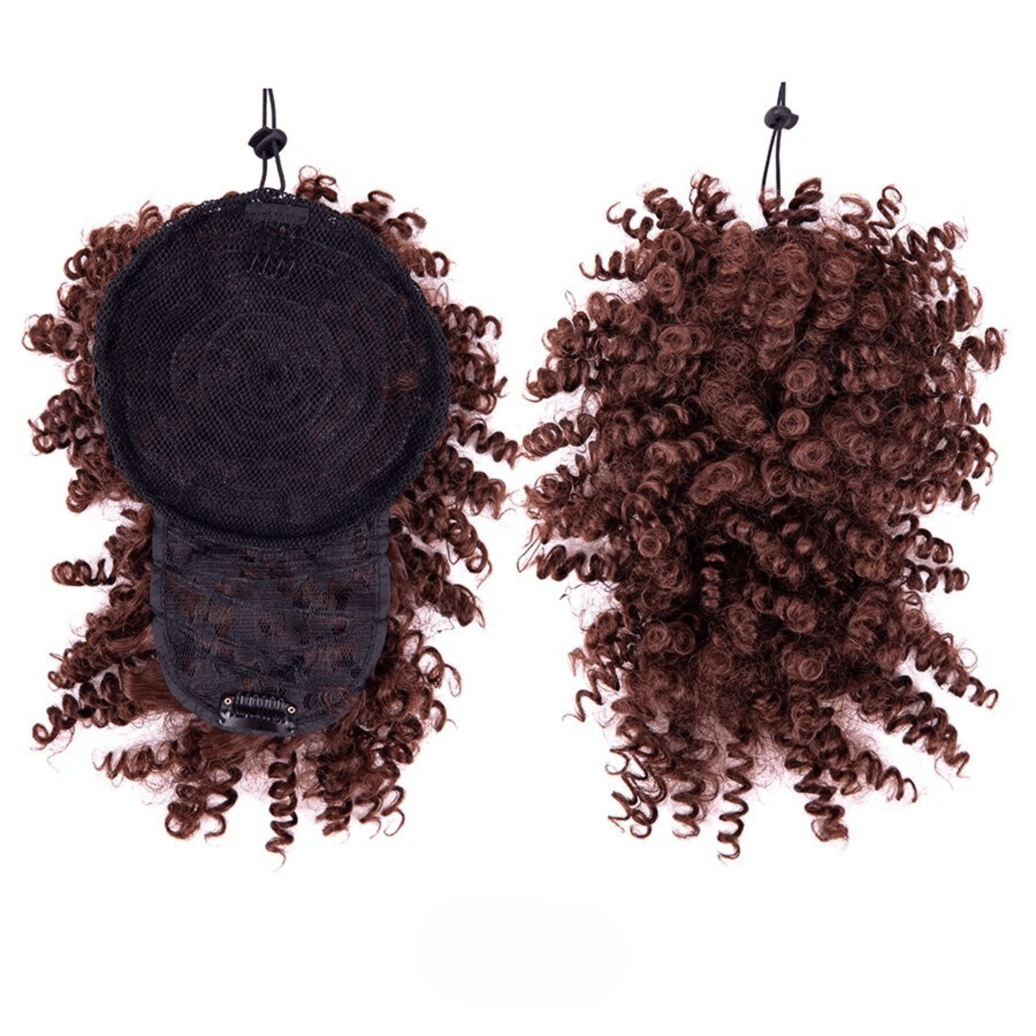 Synthetic Bangs Kinky Curly Hair Afro Wig Afro Barbie Shop Brown