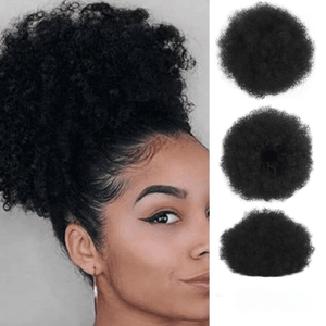 Hair Buns Afro Puff Ponytail Hair Afro Barbie Shop Black
