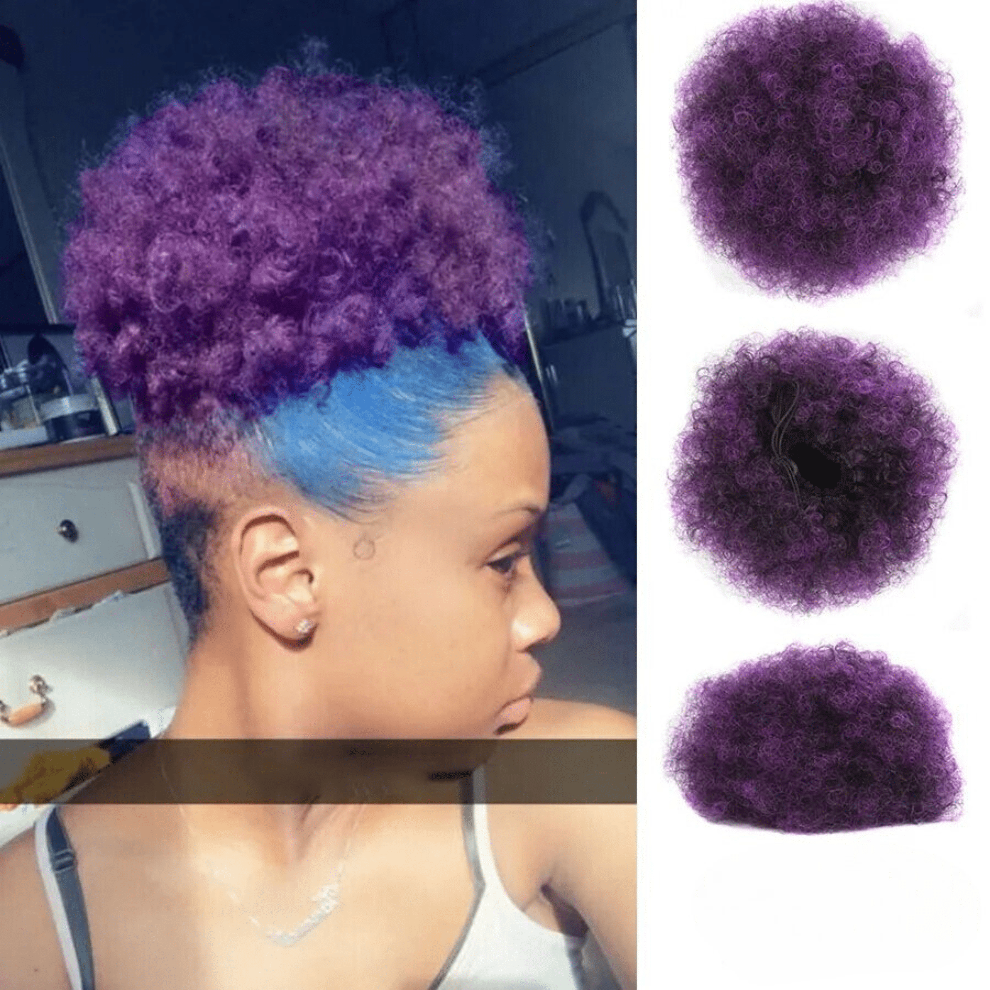 Hair Buns Afro Puff Ponytail Hair Afro Barbie Shop