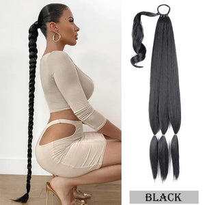 View details for Braided Ponytail Extension Synthetic Long Ponytail Braided Ponytail Extension Synthetic Long Ponytail