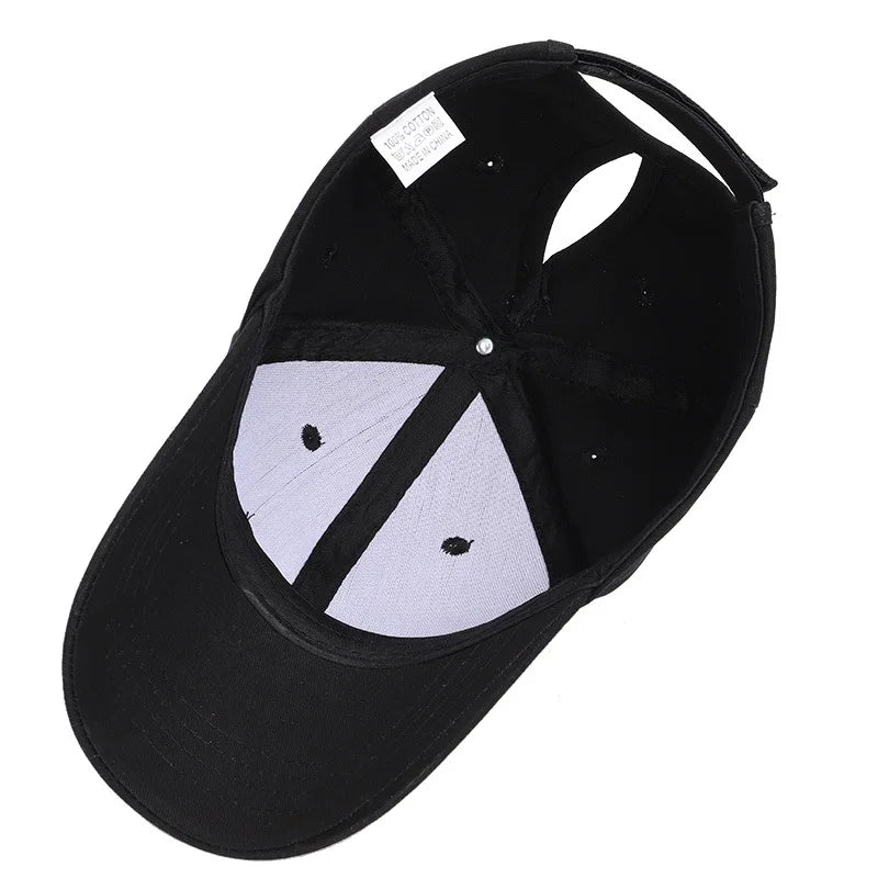2021 Women's Ponytail Baseball Cap Women Snapback Summer Mesh Hat Female Fashion HIp Hop Hats Casual Adjustable Outdoor Bone Afro Barbie