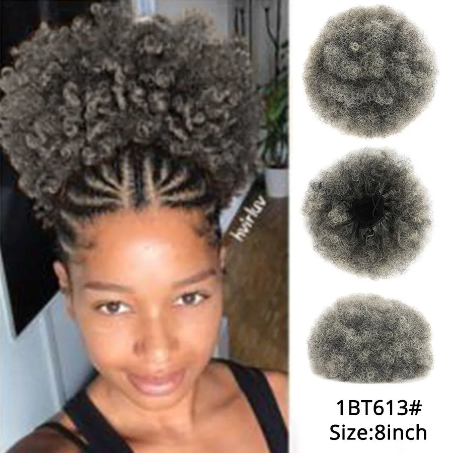 Hair Buns Afro Puff Ponytail Hair Afro Barbie Shop