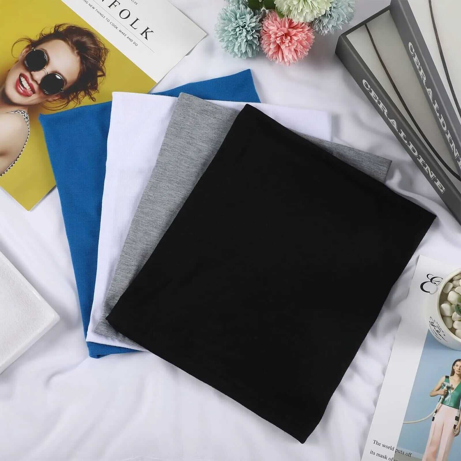 Unisex Spandex Dreadlocks Tube Sock Wide Elastic Headband Loc Cap Long Hair Dreads Satin Head Wrap for Women Men Sleeping Caps Afro Barbie