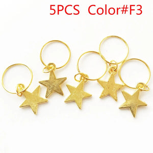 Charms Hair for Braids and Dreadlocks Rings Hair Acessories Afro Barbie Shop