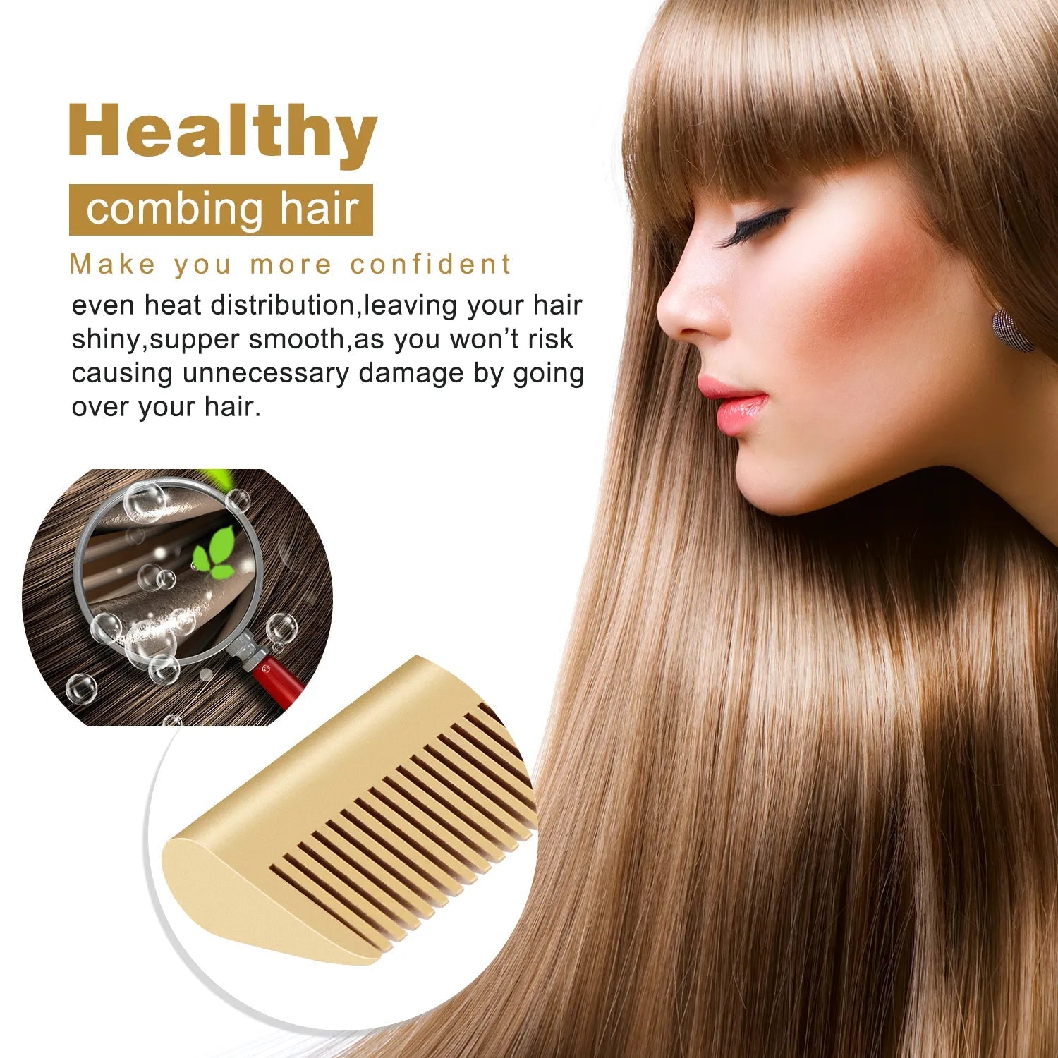 HeatFlex StyleMate - Electric Hot Heating Comb hair comb Afro Barbie Shop