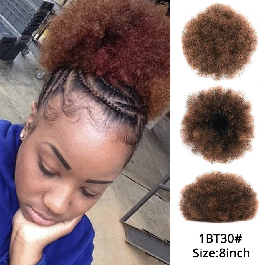 Hair Buns Afro Puff Ponytail Hair Afro Barbie Shop