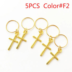 Charms Hair for Braids and Dreadlocks Rings Hair Acessories Afro Barbie Shop