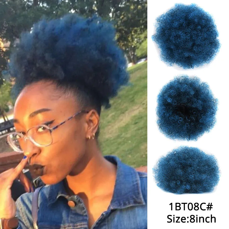 Hair Buns Afro Puff Ponytail Hair Afro Barbie Shop