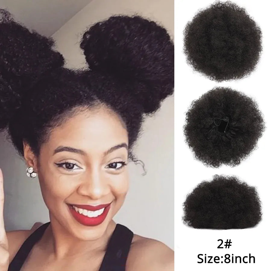 Hair Buns Afro Puff Ponytail Hair Afro Barbie Shop