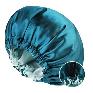 Double Layer Satin Hat Night Sleep Afro Barbie
