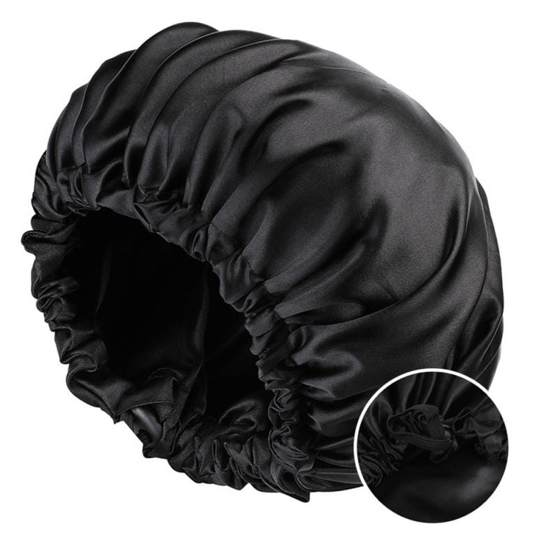 Double Layer Satin Hat Night Sleep Afro Barbie