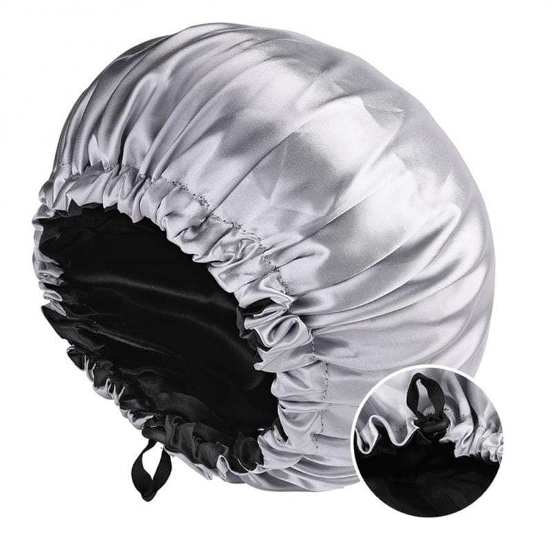 Double Layer Satin Hat Night Sleep Afro Barbie