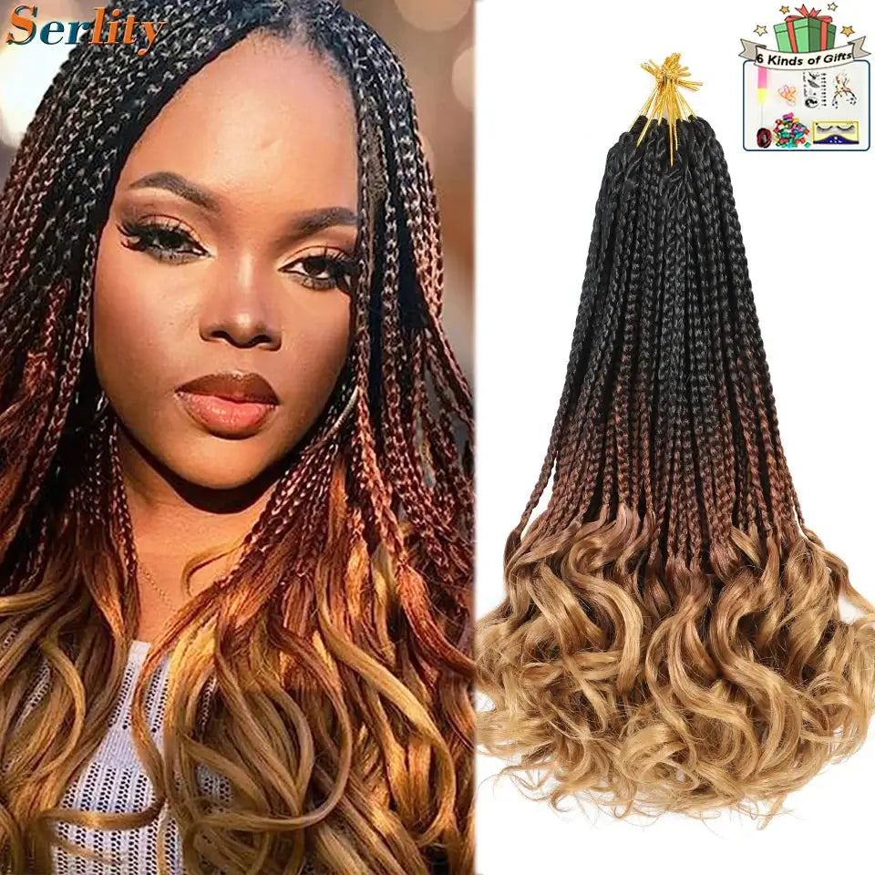 Short French Curls Braiding Hair 14 Inches Afro Barbie