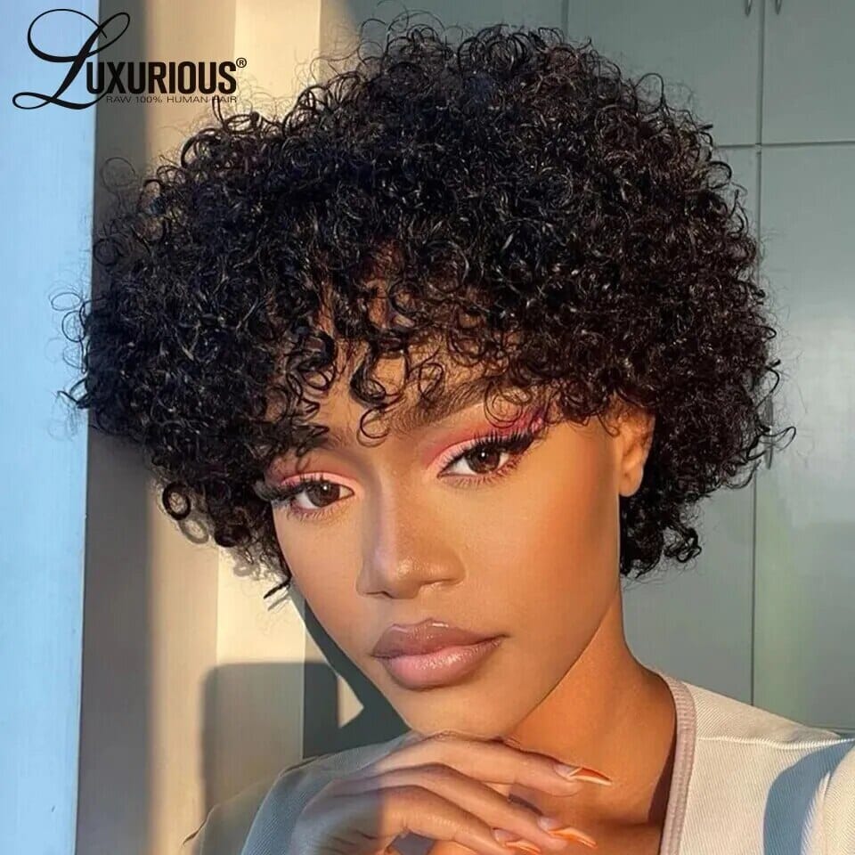 Brazilian Curly Human Hair Curly Wig Afro Barbie Shop