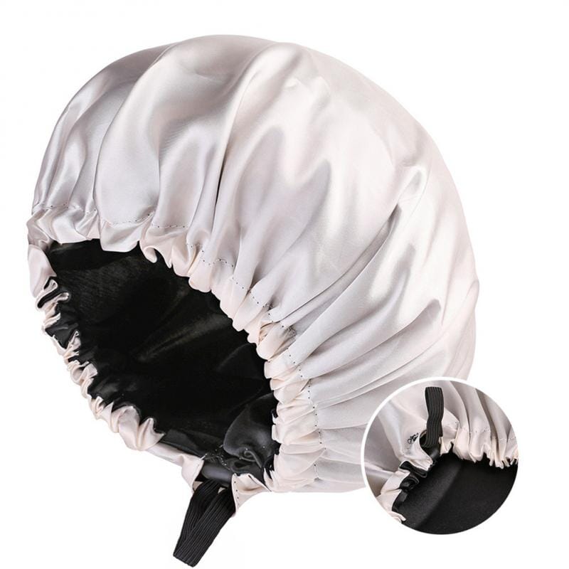 Double Layer Satin Hat Night Sleep Afro Barbie
