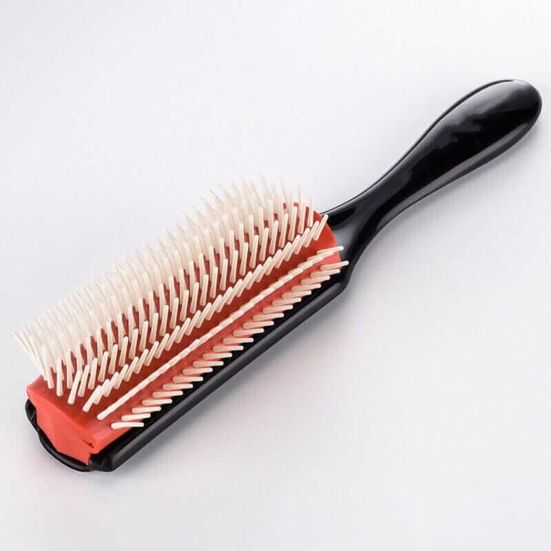 9-Rows Detangling Hair Brush Brush Afro Barbie