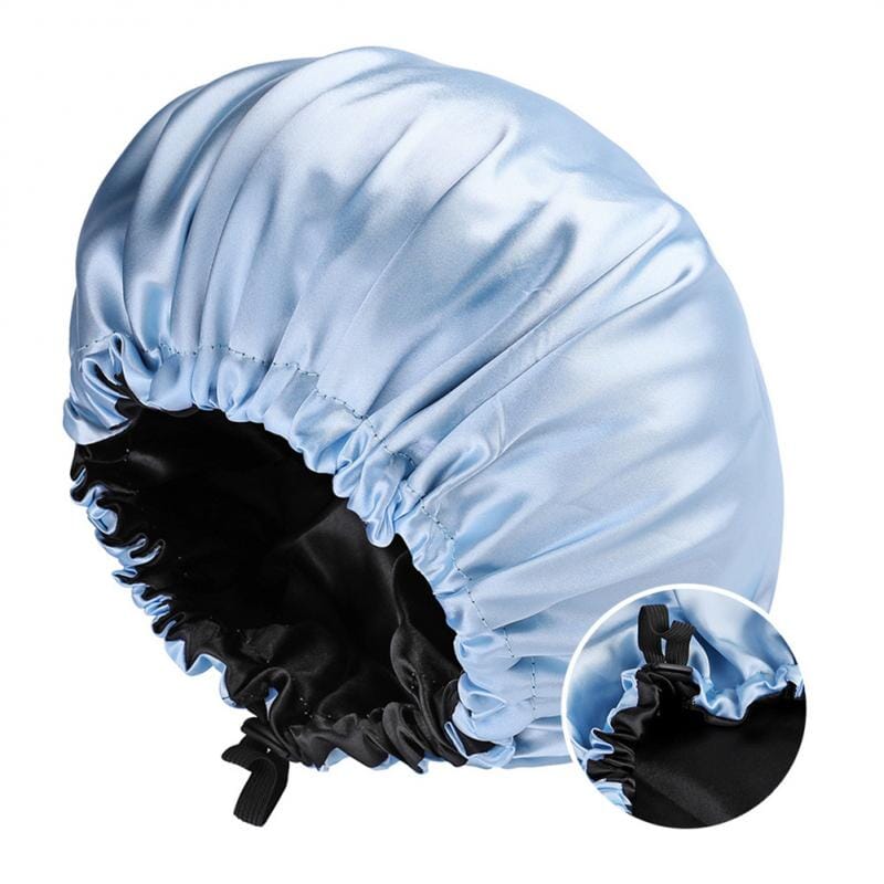 Double Layer Satin Hat Night Sleep Afro Barbie