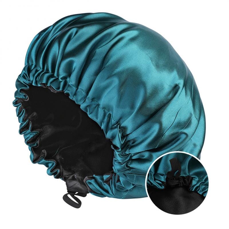 Double Layer Satin Hat Night Sleep Afro Barbie