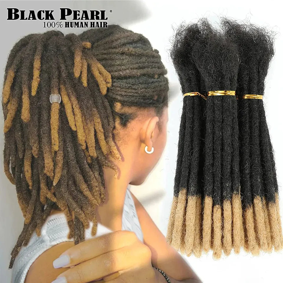 Human Hair Dreadlocks Loc Extensions Kinky Straight Wholesale Crochet Braids Brazilian Remy Hair Extensions 10 20 40 60 Strands Afro Barbie