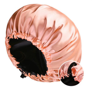Double Layer Satin Hat Night Sleep Afro Barbie