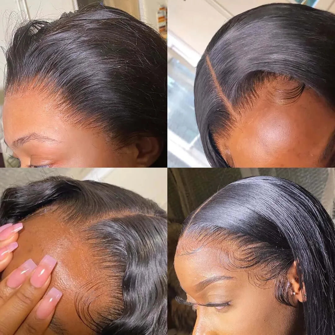 360 Full Lace Frontal Wig Brazilian Bone Straight 13x4 13x6 Transparent Lace Front Human Hair Wigs For Black Women Pre Plucked Wig Afro Barbie Shop