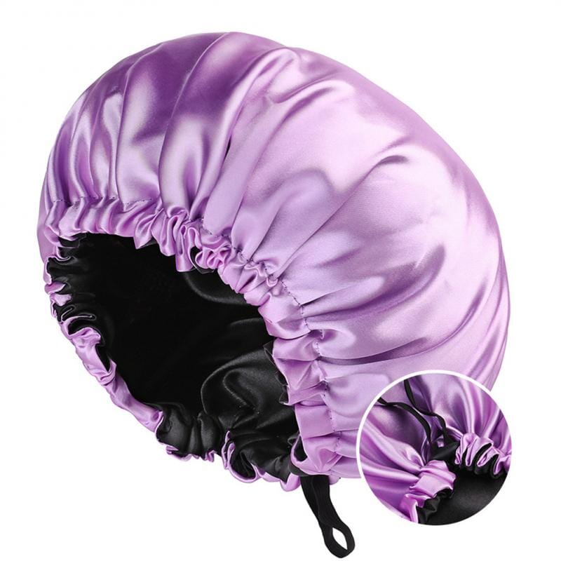 Double Layer Satin Hat Night Sleep Afro Barbie