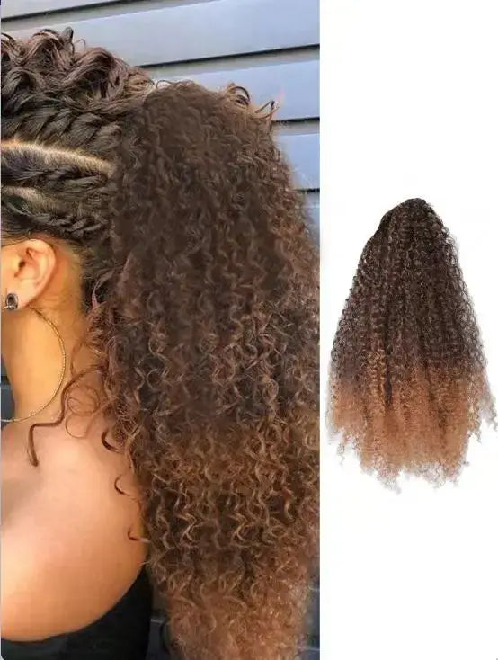 Curly Ponytail Extension Ponytail Afro Barbie