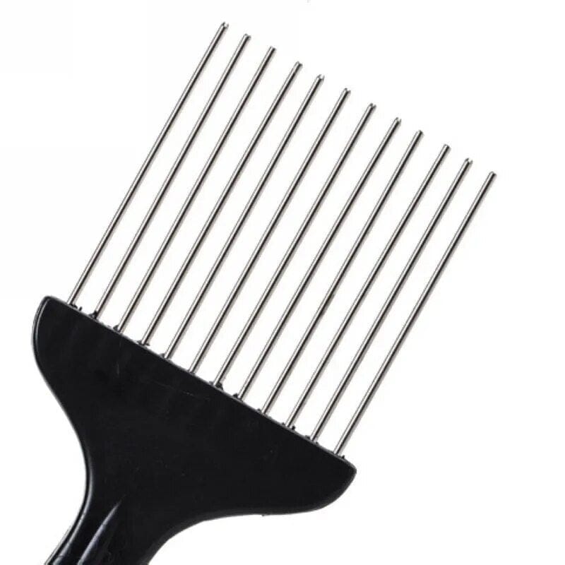 Black Fist Metal African Hair Pik Afro Comb Afro Barbie