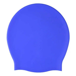 AfroElastic Long Braid Swim Cap swim caps Afro Barbie Shop Blue