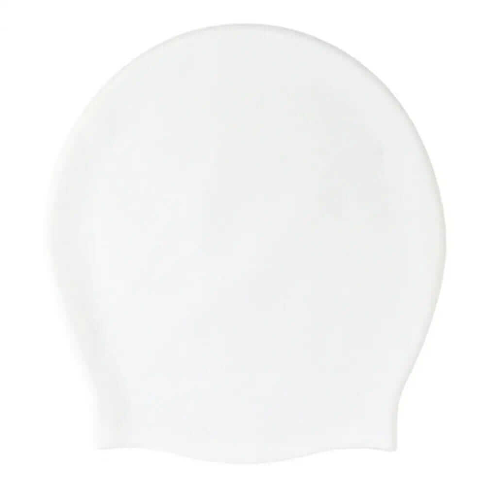 AfroElastic Long Braid Swim Cap swim caps Afro Barbie Shop White