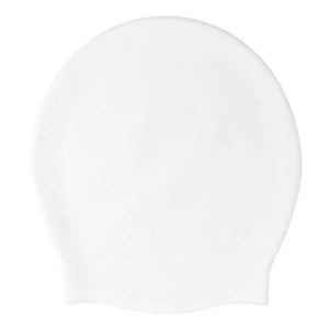 AfroElastic Long Braid Swim Cap swim caps Afro Barbie Shop White