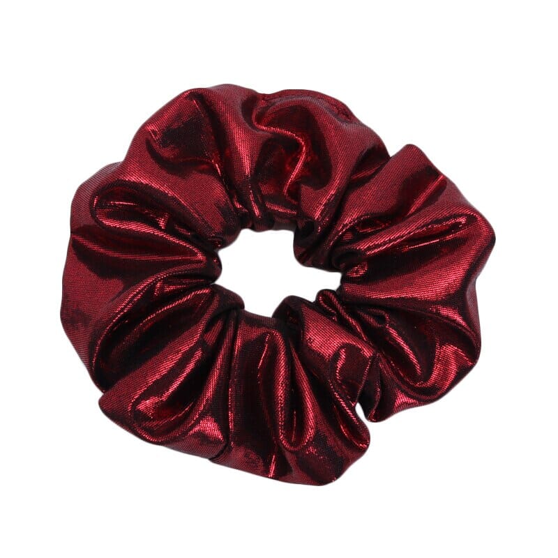 New Shinny Women Satin Hair Scrunchies Afro Barbie 