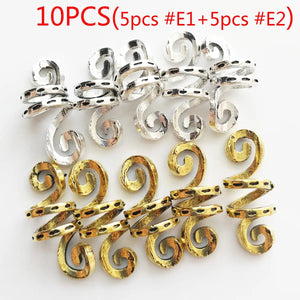  Charms Hair for Braids and Dreadlocks Rings Hair Acessories Afro Barbie Shop