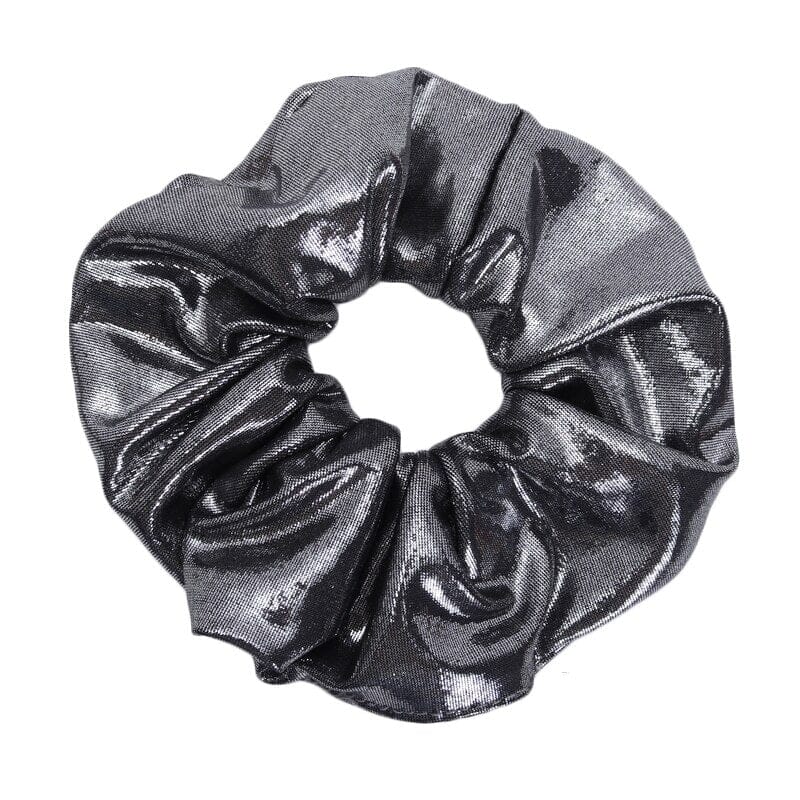 New Shinny Women Satin Hair Scrunchies Afro Barbie