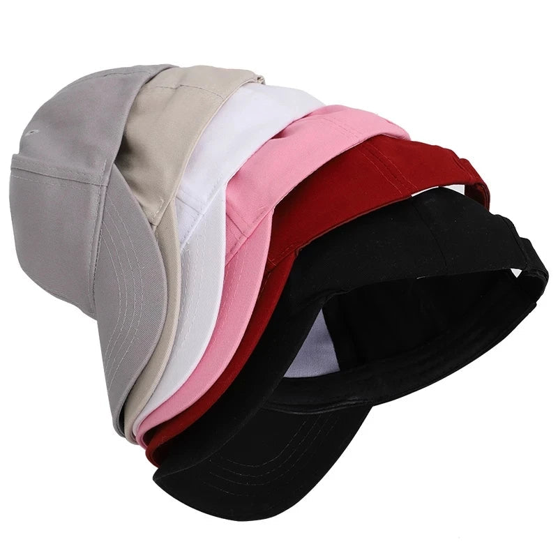 2021 Women's Ponytail Baseball Cap Women Snapback Summer Mesh Hat Female Fashion HIp Hop Hats Casual Adjustable Outdoor Bone Afro Barbie 