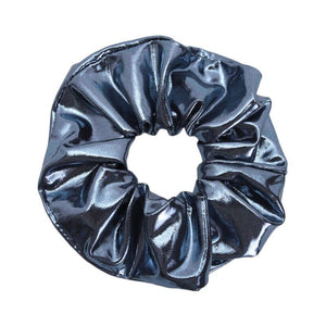 New Shinny Women Satin Hair Scrunchies Afro Barbie