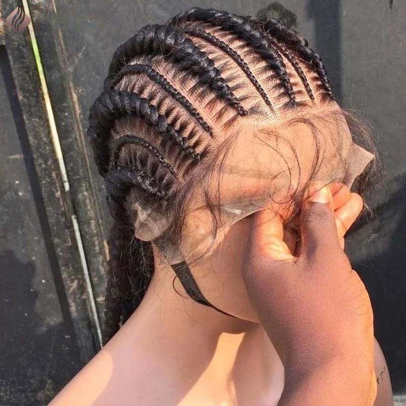 Cornrows Braided Wig Afro Barbie