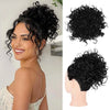 Synthetic Messy Bun Hair Afro Barbie Shop 