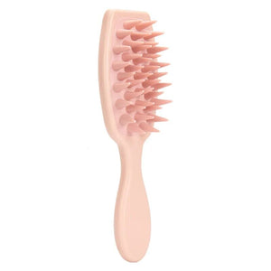 Extended Handle Soft Silicone Shampoo Scalp Hair Massager Hair Washing Comb Shower Brush Bath Spa Massage Brush Wholesale New Afro Barbie