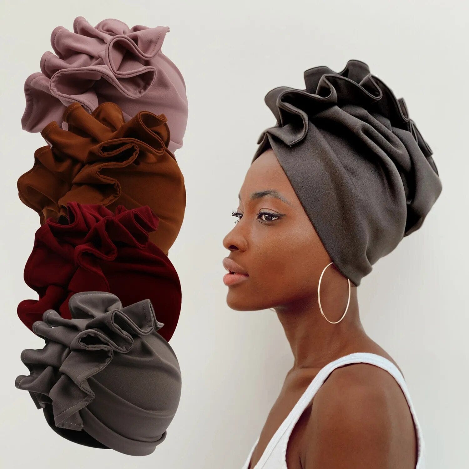 African Lady Head Wraps urban Cap for Women turban Afro Barbie Shop 