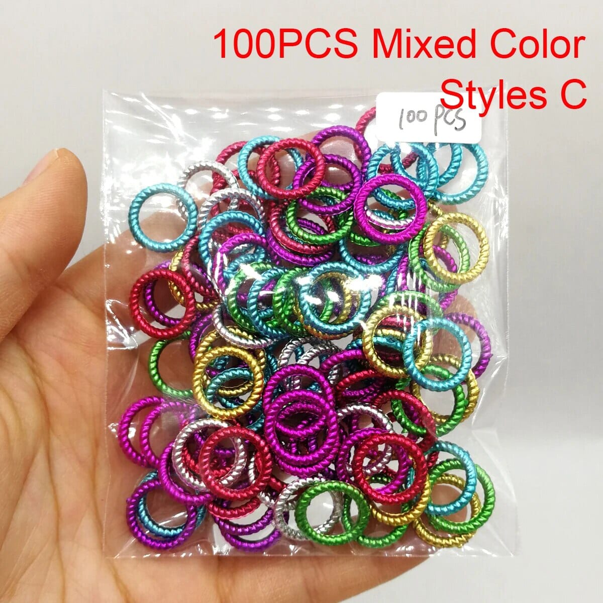  Charms Hair for Braids and Dreadlocks Rings Hair Acessories Afro Barbie Shop