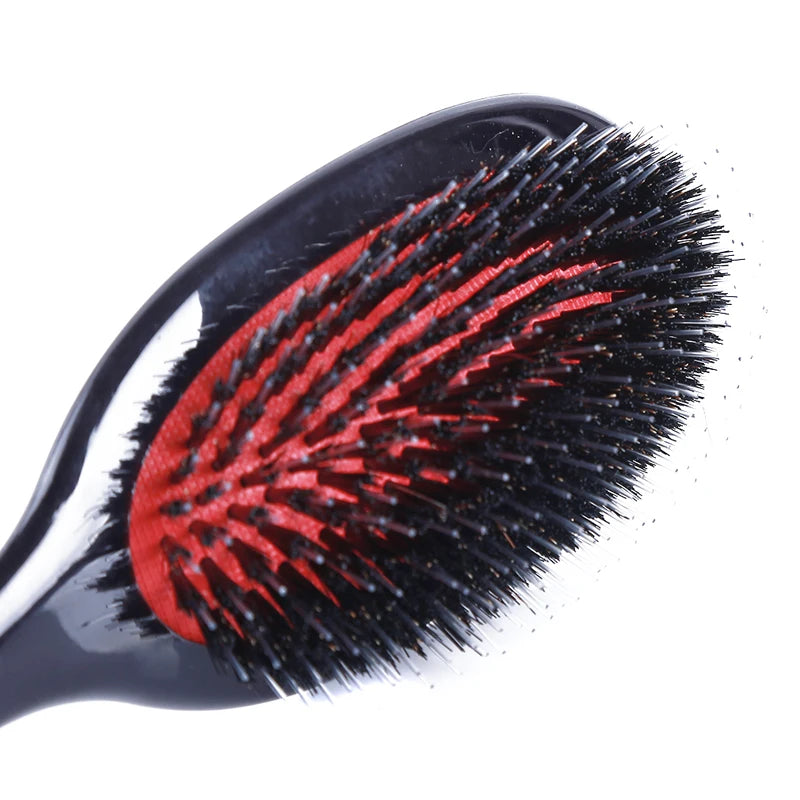 Oval Boar Bristle Hair Brush Styling Afro Barbie