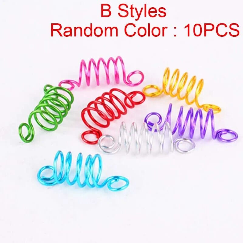  Charms Hair for Braids and Dreadlocks Rings Hair Acessories Afro Barbie Shop