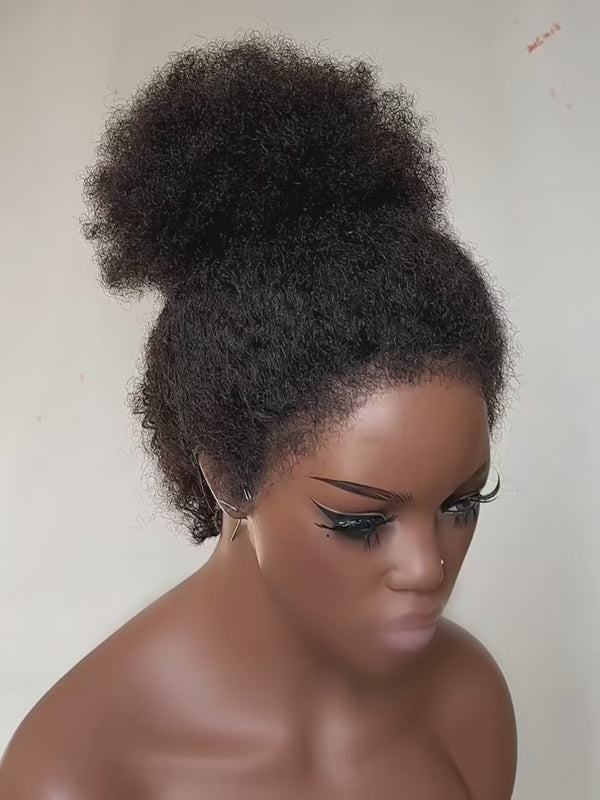 Afro Curly Lace Frontal Wig